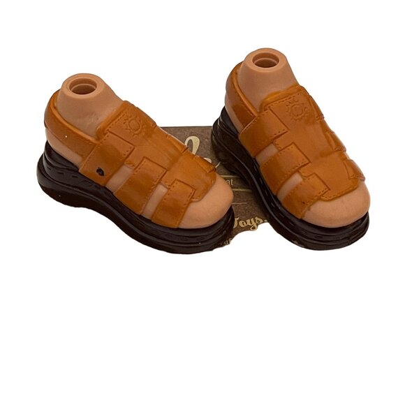 MGA Bratz Boyz Doll Rust Tan Platform Straps Sandal Shoes (Pre-owned) - Picture 2 of 9
